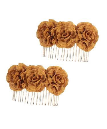 Hairclips Metal Hair Clips Womens Hair Clips Barrettes for Women Clips for Hair Bridal Flower Clip Flower Hair Clip Cloth Flower Hairpin Bridal Barrette Prom Bride Hair Accessories