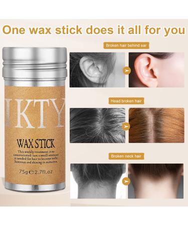 Hicream Hair Wax Stick - 2PCS x 2.7 Oz Flyaway Hair Tamer for Smoothing & Frizz Control - Buy Online on GoSupps.com