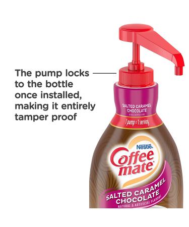 Nestle Coffee mate Salted Caramel Chocolate Coffee Creamer Pump Bottle 50.7 Fl Oz (Pack of 2) - Buy Online on GoSupps.com