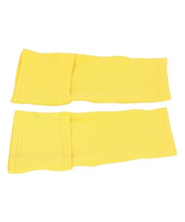 ZJchao Calf Compression Socks - Breathable Shin Guard Sleeves for Calf Support & Achilles Tendon Relief | Stretchy Slip-Resistant Soccer Shin Pads for Teenagers & Adults (Yellow M - Buy Online on GoSupps.com