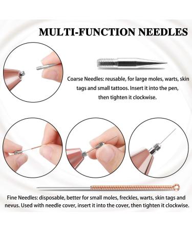 Remove Birthmarks & Moles | Vooneen Mole Removal Device - 9 Thickness Steps for Face & Body | USB Charging in Elegant Red & Gold - Buy Online on GoSupps.com