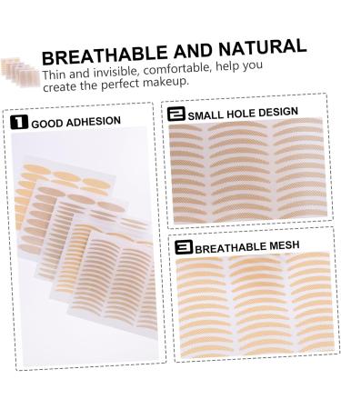 POPETPOP 50 Sheet Lace Double Eyelid Sticker Woman Makeup Accessory Eyelid Lift Strip Eyelid Lifter Strips Single Side Eyelid Decal Second Generation Breathable Medical Tape Cosmetic - Buy Online on GoSupps.com