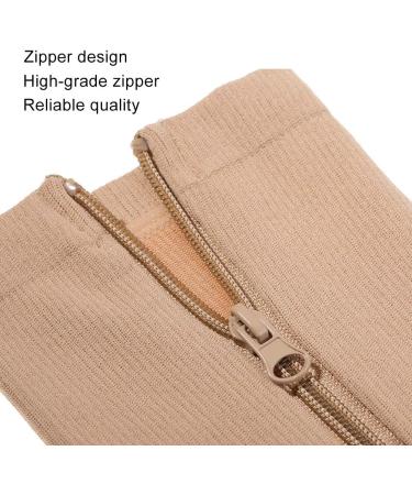 Medical Knee-High Calf Compression Stockings 20-30 mmHg - Open Toe Support for Varicose Veins & Edema | Unisex | Skin Color Options - Buy Online on GoSupps.com