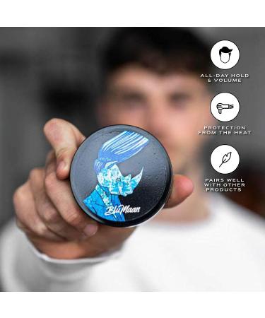 BluMaan Original Meraki Men's Hair Wax 2.5 oz - Matte Finish, High Hold - Pre or Post-Styler for All Hair Types - Buy Online on GoSupps.com