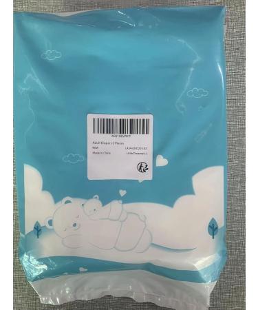 LittleForBig Printed Adult Brief Diapers | ABDL 2 Pack - Little Dreams LL in Blue | Shop Now - Buy Online on GoSupps.com