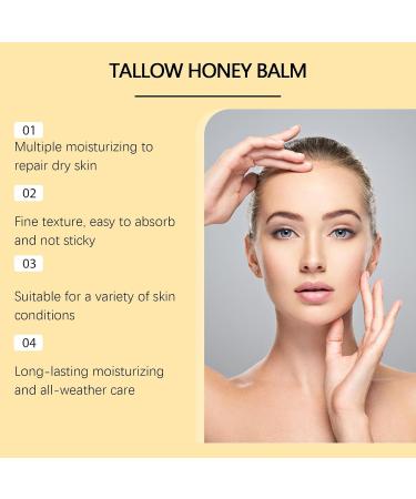 FRTG 123 pieces Beef Tallow cream organic beef tallow for skin organic beef tallow cream with honey deep moisture for face and body fast absorption and skinfriendly 3 - Buy Online on GoSupps.com