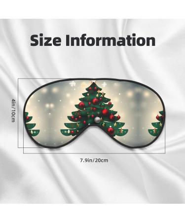 Christmas Gift Tree Eye Mask | Soft Adjustable Sleep Mask for Men & Women | Best Nighttime Comfort - Buy Online on GoSupps.com