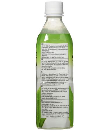 Buy Allgroo Aloe Vera Drink - Refreshing Pure Honey Flavor (12 x 500 ml) - Premium Aloe Vera Beverage from South Korea - International Shipping Available - Buy Online on GoSupps.com