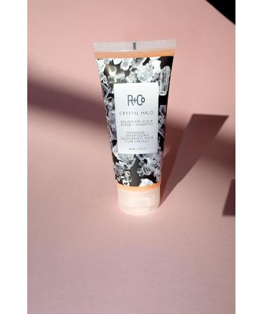 R+Co Crystal Halo Balancing Scalp Scrub & Shampoo - Purifying Cleansing Vegan & Cruelty-Free | 3 Oz - Buy Online on GoSupps.com