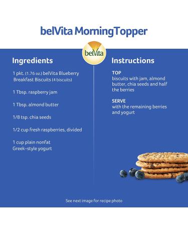 belVita Blueberry Breakfast Biscuits - 8 Packs (4 Biscuits Per Pack) - Buy Online on GoSupps.com