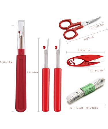 Kalolary 7-Piece Sewing Seam Tool Kit for Crafting - Seam Ripper & Thread Remover for Sewing Projects - Buy Online on GoSupps.com