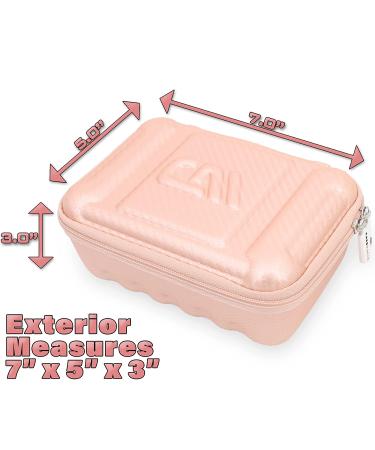 Rose Gold Clipper Blade Holder - Protective Storage Case for 12 Barber Blades | Hard Shell Impact-Resistant Outer Case - CASEMATIX - Buy Online on GoSupps.com