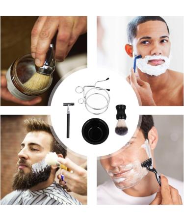 Milists 4PC Inner Shaving Kit - Stainless Steel Razor Brush & Bowl | Premium Beard Shaving Set for Men - International Shipping Available - Buy Online on GoSupps.com