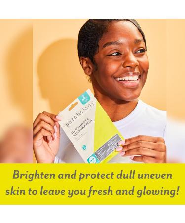 Patchology Brightening Face Masks with Vitamin C - Illuminate Skin Tone & Radiance | Best Sheet Masks for Men & Women (2 Count - Buy Online on GoSupps.com