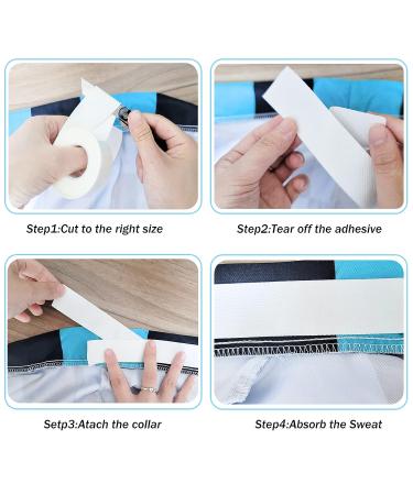 Disposable Collar Protector Sweat Pads - Self-Adhesive Neck Liner for Comfort and Stain Protection - Buy Online on GoSupps.com