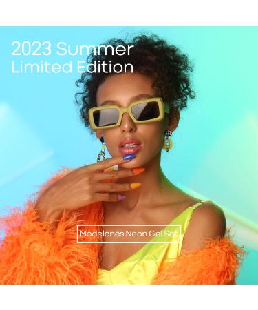 Modelones Neon Gel Nail Polish Set - 6 Vibrant Colors for Summer Manicure - Buy Online on GoSupps.com