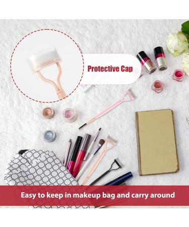 3pcs Double Head Eyelash Comb Set - Adjustable Folding Separator Tool with Brush & Cover for Mascara Removal | Available in 3 Colors - Buy Online on GoSupps.com