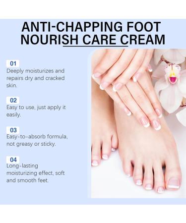  Ziennhu Foot Cream Foot Care Cream Anti-Cracked and Callus Repairs and Soothes Cracks/Nourishes and Softens Calluses 8H Intensive Night Care 100% Natural Ingredients Care - Buy Online on GoSupps.com