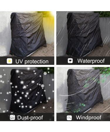 Epicover 210D Ping Pong Table Cover | Waterproof Polyester Taffeta Fabric | All-Weather Protection | Fits Regulation Size Tables | 72.83 x 64.96 x 27.55in - Buy Online on GoSupps.com