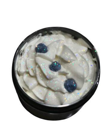 Blueberry Sprinkles Limited Edition Holiday Whipped Body Butter Shimmering Moisturizer with Fresh Blueberry Aroma Winter Skincare. Great stocking stuffers Christmas gifts Gifts for her.