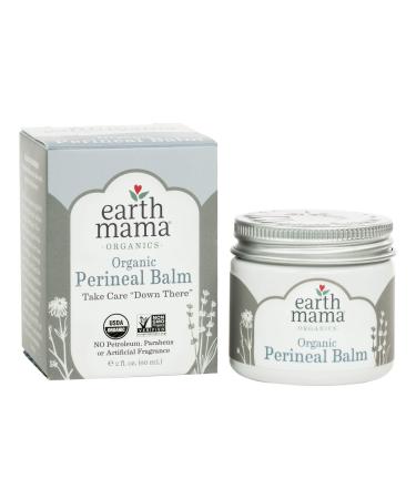 Earth Mama Organic Perineal Balm for Pregnancy and Postpartum 2-Fluid Ounce 2-Count