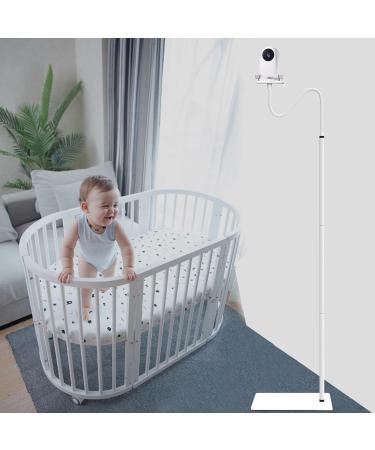 Derebir Baby Monitor Holder - Universal Stand for Philips Avent, Reer, eufy, GHB, Hellobaby Monitors - White 68.8 Inch Stand Compatible with HelloBaby, VTech, BOIFUN - Securely Mount Your Baby Camera and Phone - Buy Online on GoSupps.com