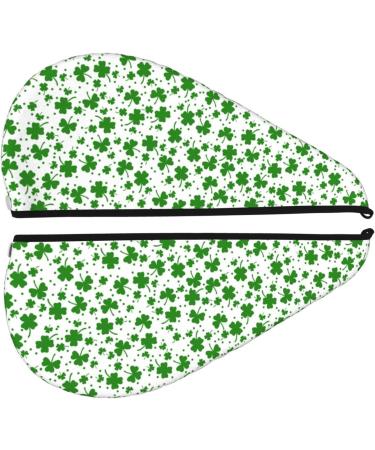 St. Patrick's Day Microfiber Hair Towel - Soft Super Absorbent Wrap for Long Curly & Thick Hair | Quick Dry Coral Velvet - Buy Online on GoSupps.com
