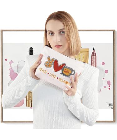 Levlo Funny Girl Inspired Cosmetic Bag - Perfect Gift for Luke's Fans | Peace Love Luke's Makeup Zipper Bag for Friends & Family - Buy Online on GoSupps.com