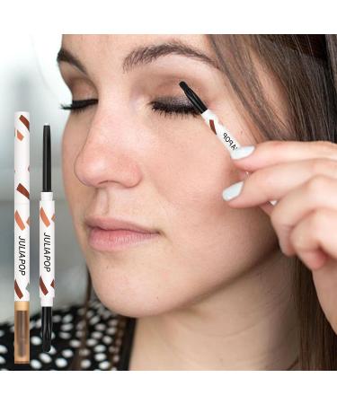 Eyeliner Pencil | Cream Gel Texture with Brush for Eyeshadow and Eyeliner | Long Lasting Eye Liner Quick Drying Makeup Supplies for Daily Use Dtt Sugar Snow - Buy Online on GoSupps.com