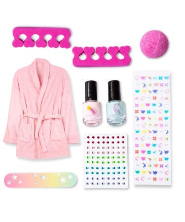 So Magical Bath Set | Shower & Spa Kit for Teens & Girls | Plush Robe Nail Polish & More | International Shipping - Buy Online on GoSupps.com