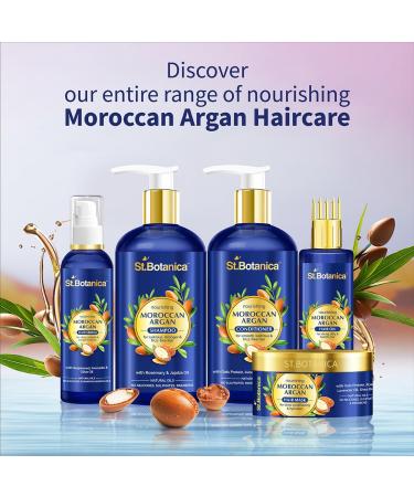 StBotanica Moroccan Argan Hair Shampoo & Conditioner Set - Nourishing 300ml for Healthier Hair - International Shipping Available - Buy Online on GoSupps.com