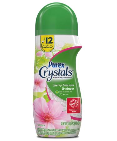 Purex Crystals In-Wash Fragrance and Scent Booster Cherry Blossom & Ginger 15.5 Ounce