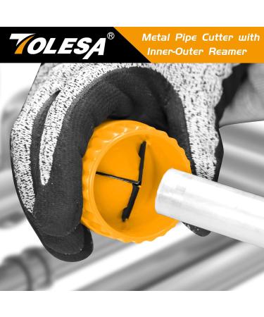 TOLESA Pipe Cutter Tools Heavy Duty Copper Tube Cutter 3 to 50mm with Deburring Tool Inner-Outer Reamer Conduit Cutter Plumbing Tools for Cutting Copper Brass Aluminum Thin Stainless Steel Pipe - Buy Online on GoSupps.com