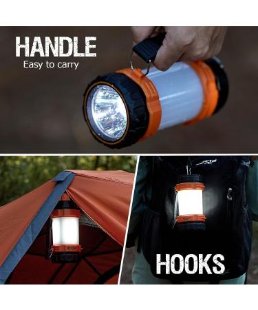 PORTAL Rechargeable Camping Lantern & Flashlight | 500LM 4400mAh | Portable Emergency Light for Outdoor Hiking, Power Outages, Hurricane Survival - Buy Online on GoSupps.com