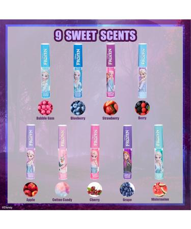 Disney Frozen Elsa Gloss l vres avec support acrylique Gloss l vres base de plantes Id al pour les f tes Cadeau d'anniversaire pour filles ge 3+ par Townley Girl - Buy Online on GoSupps.com
