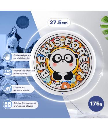 JIOBOLION Ultimate Frisbee 175g Flying Disc - Beerus Co Branded Black Panda Design - Buy Online on GoSupps.com