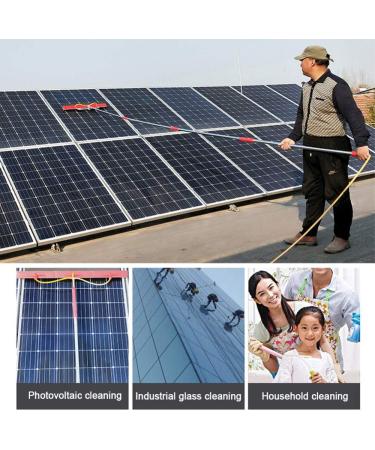 7M/5.9M Water Fed Telesbrush Window Cleaning Pole Photovoltaic Panel Cleaning Tool Caravan Washing Truck Campers and Buses/7M Pole/105Cm Brush Head 7m Pole 105Cm Brush Head - Buy Online on GoSupps.com