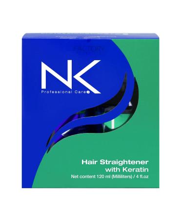 NK Hair Straightening Treatment with Keratin - 2-Step Nourishing & Smoothing Formula for All Hair Types - 60ml (4oz) - International Shipping Available - Buy Online on GoSupps.com