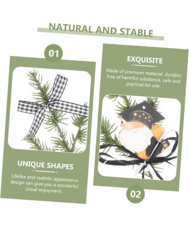 Alipis 25 Pcs Graduation Season Decoration Pine Needle Stems Graduation Garden Signs Artificial Outdoor Plants Fake Pine Needle Branches Faux Plants Plastic Artificial Leaf Household - Buy Online on GoSupps.com