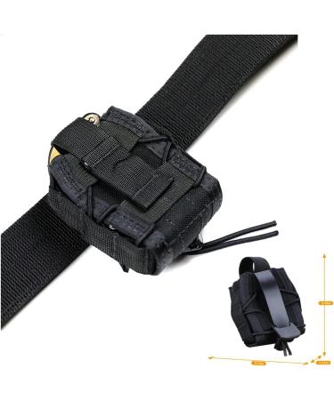 Handcuff Holster & Pouch for Asp/Hinged/Chain/Folding Rigid Handcuffs - Law Enforcement Cuff Holder for MOLLE/Work Belts - Buy Online on GoSupps.com