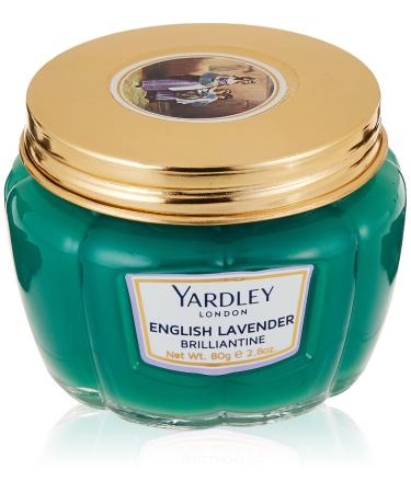 Yardley of London English Lavender Brilliantine for Men  2.8 Ounce  Grey (215186)