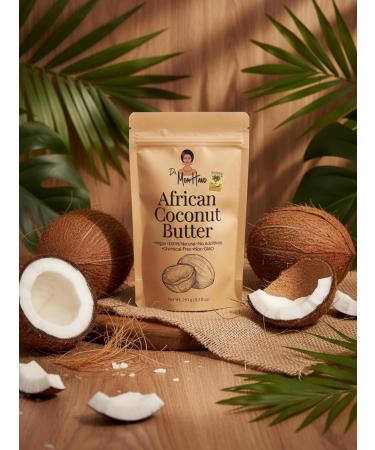 Organic Raw Coconut Butter | 100% Pure Natural & Unrefined 3.53oz African Wild Coconut Oil - Buy Online on GoSupps.com
