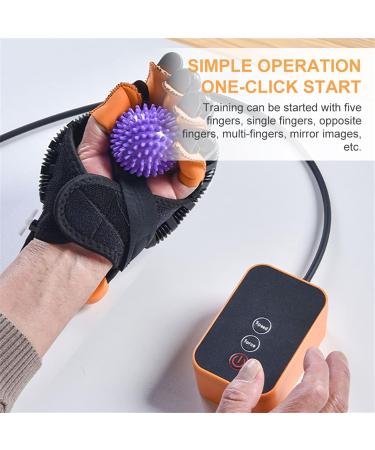Rehabilitation Robot Gloves for Stroke Hemiplegia Hand Adjustable Strength Settings Finger Orthosis Long-Term Relief Finger Cramps(Size:Size L Color:Right) size L right - Buy Online on GoSupps.com