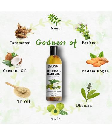 Buy BlueQueen Herbal Hair Oil | Coldpressed Natural Vegan Scalp Hydration & Nourishment | Restores & Revives Dry Damaged Hair 50ml - International Shipping Available - Buy Online on GoSupps.com