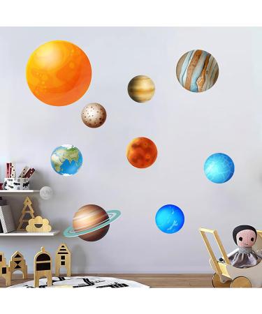 Glow in The Dark Stars Wall Stickers - 445 PCS Ceiling Stars Planets Kids Wall Decors in Green Light - Perfect for DIY Bedroom and Nursery Decor - Buy Online on GoSupps.com