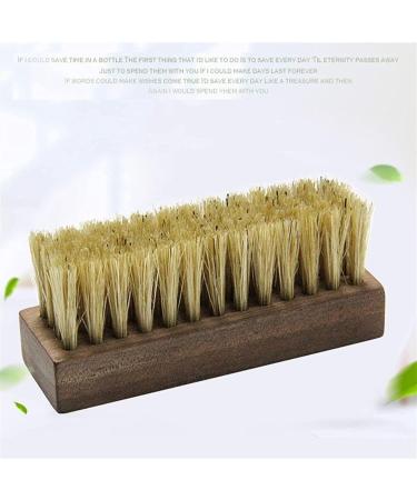 Shoe Brush Scraping Tool with Bristles for Boots Shoes & Other Leather Care Brush Brush Onecolor - Buy Online on GoSupps.com