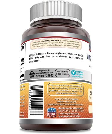 Amazing Formulas Rutin Supplement | 500 Mg | Tablets | Non-GMO | Gluten Free | Made in USA (3 Pack | 100 Count) Unflavored | 3 Pack | 100 Count - Buy Online on GoSupps.com
