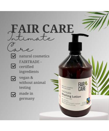 Fairtrade Washing Lotion Intimate 16.06 oz | Natural Sensitive Care with Apricot | Eco-Friendly Cosmetics - Buy Online on GoSupps.com