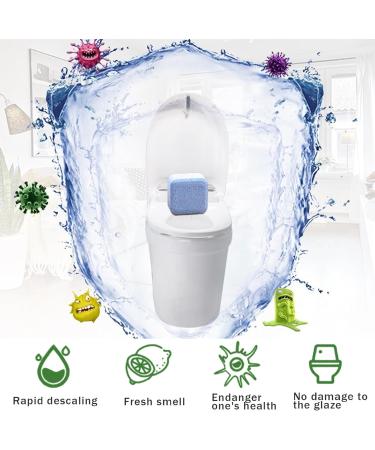Toilet Bowl Cleaners 50Pcs Toilet Bowl Tablets Splash Toilet Cleaner 15g Effervescent Tablets Individually Packed Washing Machine Cleaner Tablets Removes - Buy Online on GoSupps.com