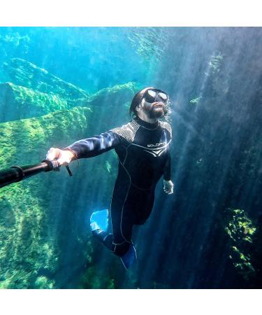 Goldfin Women Wetsuit Men  3mm Neoprene Diving Suit Thermal Shorty Wetsuit Back Zip for Water Sports Kayakboarding Surfing Snorkeling Swimming 6.Mens Fullsuit - Black X-Small - Buy Online on GoSupps.com